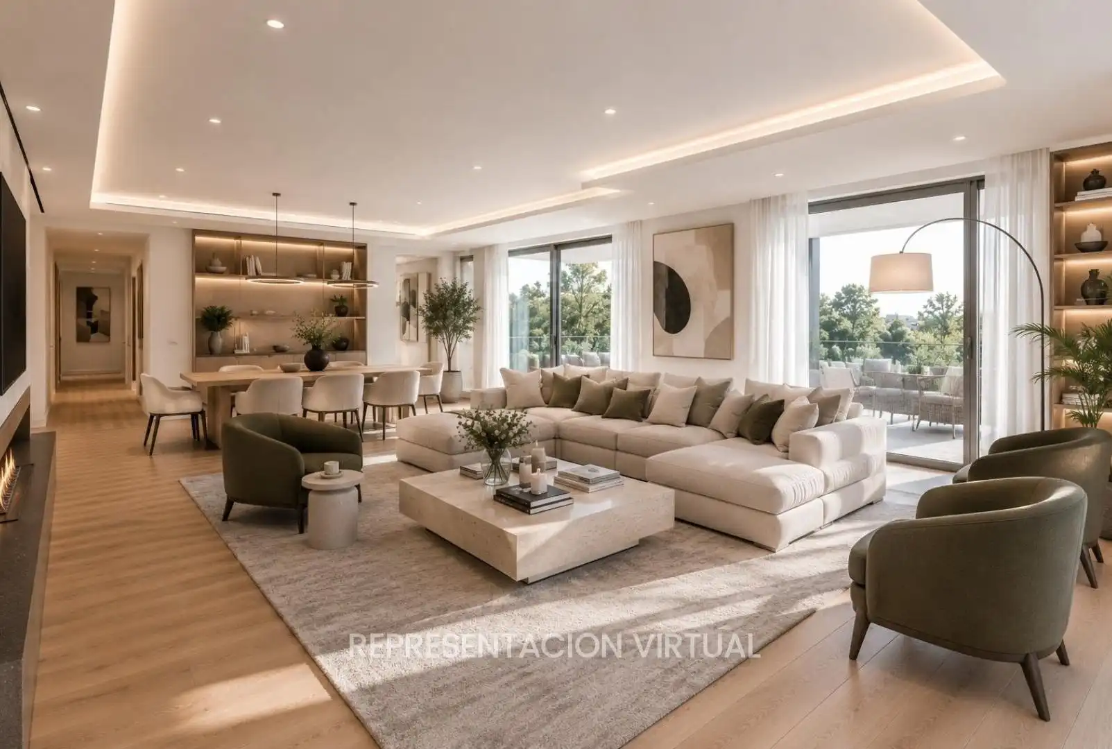 Living room of Flat for sale in Madrid  with Air Conditioner, Heating and Terrace