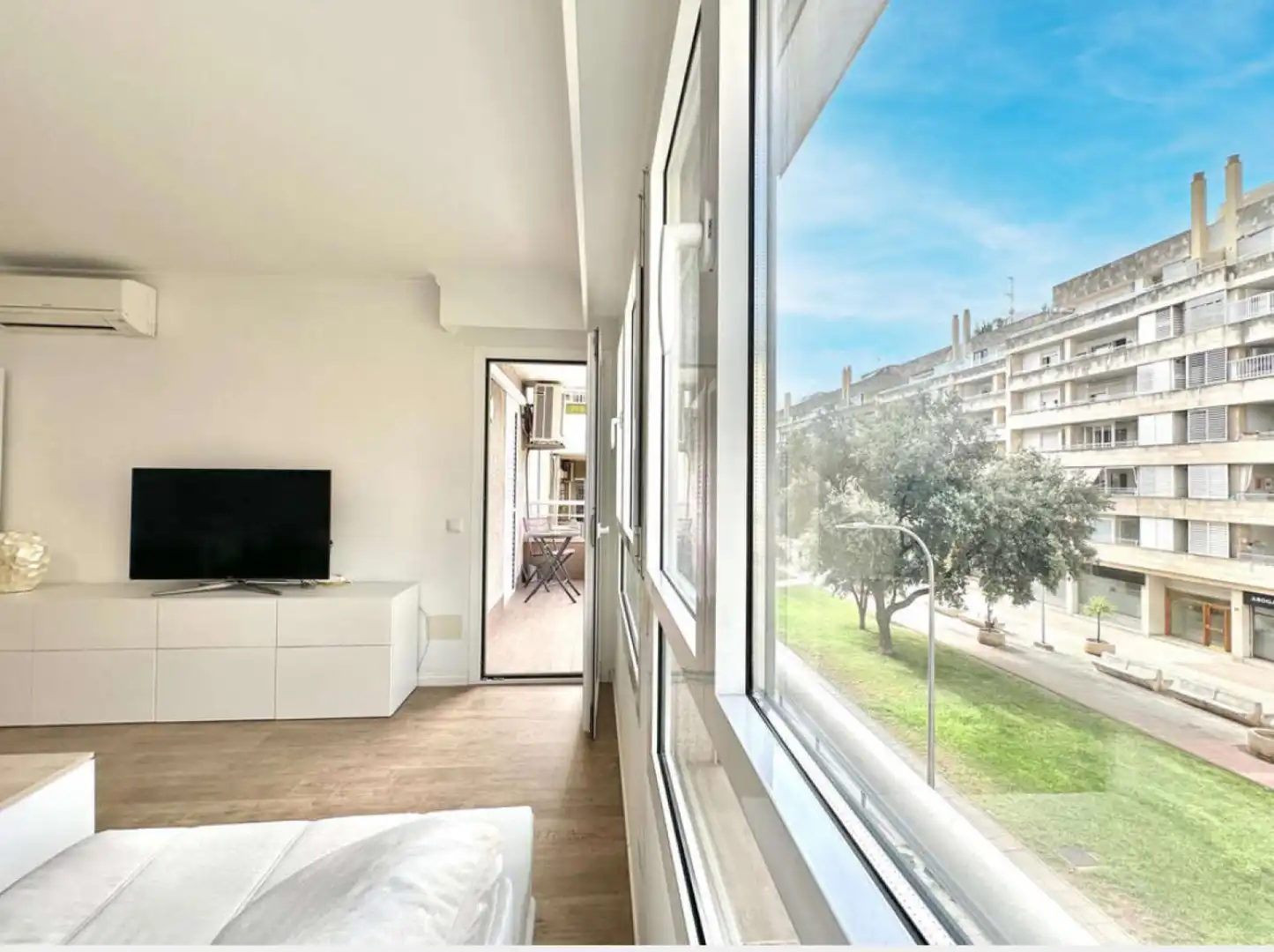 Außenansicht von Wohnungen zur untervermieten in  Palma de Mallorca mit Klimaanlage, Terrasse und Möbliert