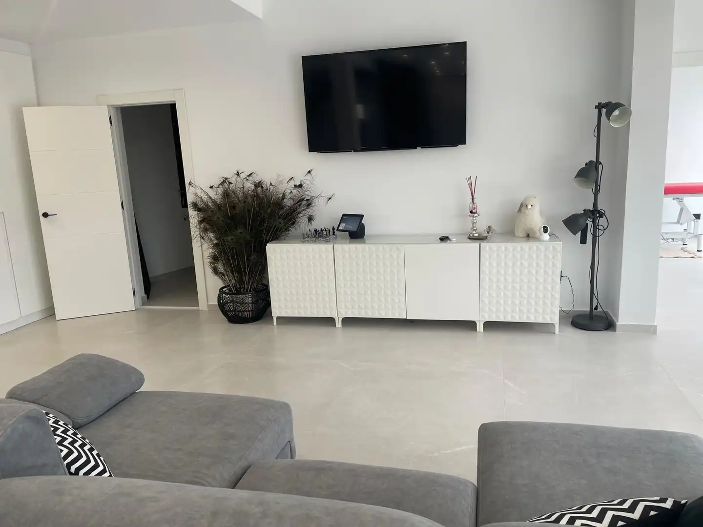 Sala d'estar de Casa o xalet en venda en Elche / Elx amb Aire condicionat, Terrassa i Traster