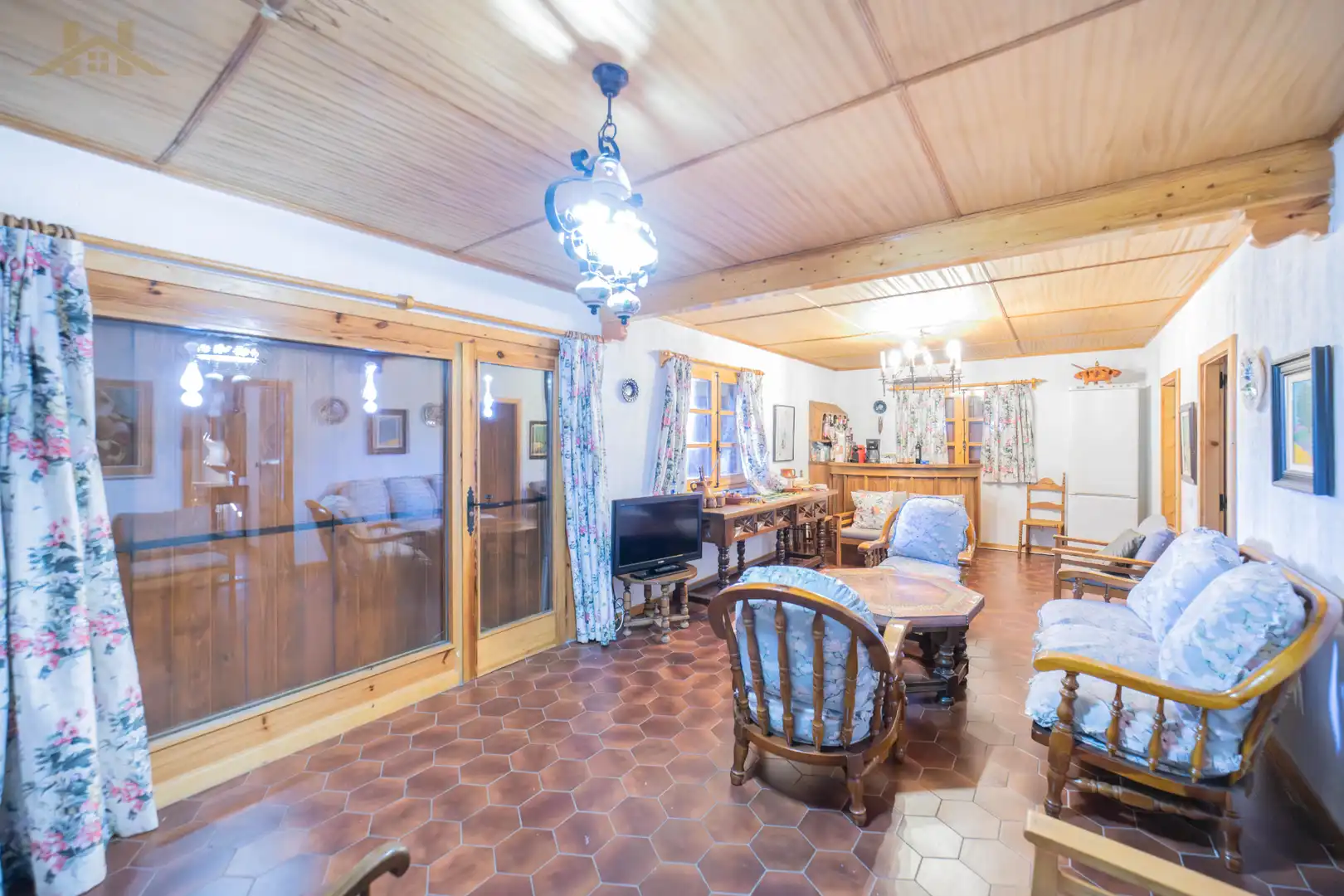 Sala de estar de Casa o chalet en venta en Collado Mediano con Calefacción, Jardín privado y Piscina