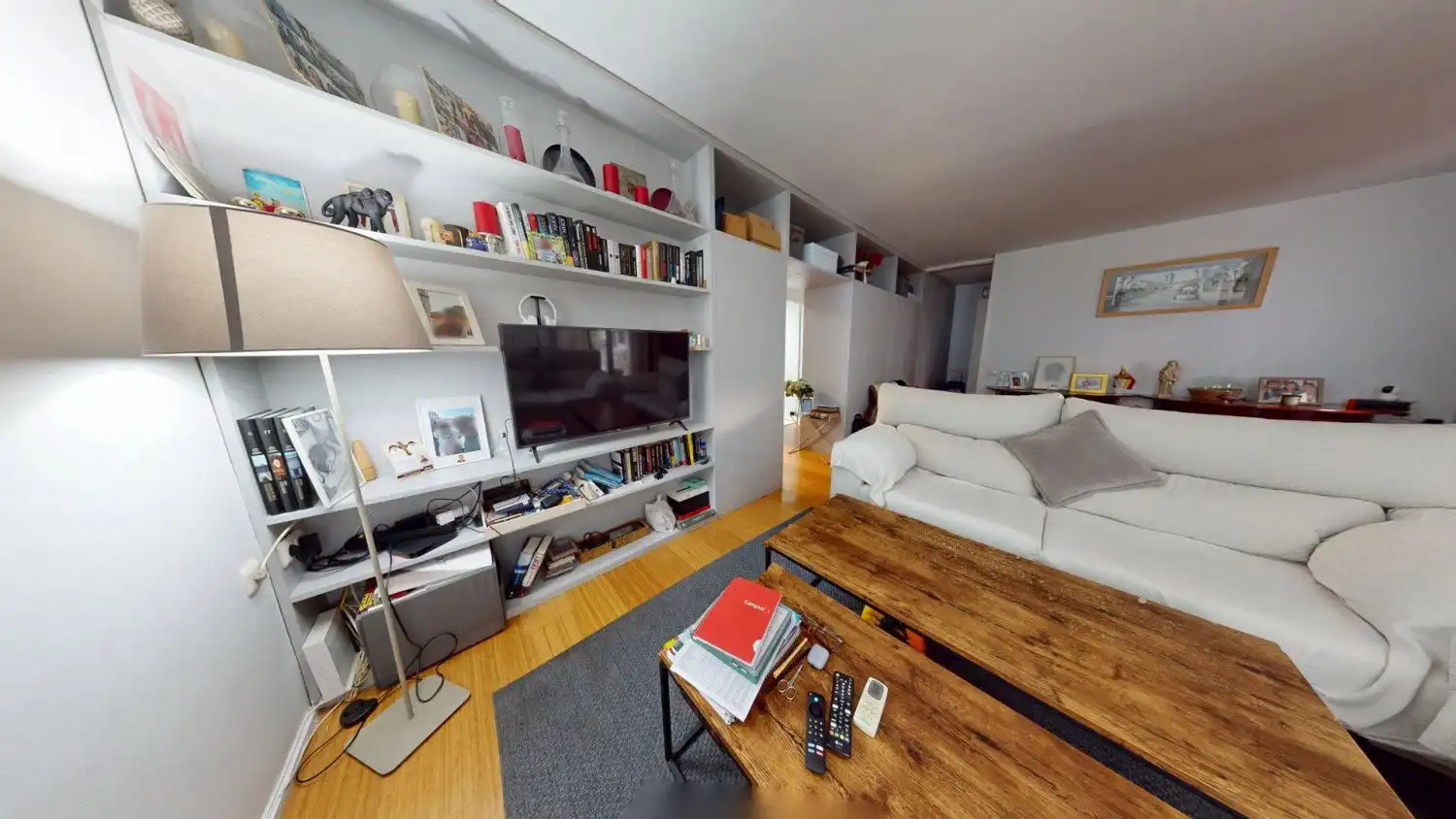 Living room of Flat for sale in Sevilla  with Air Conditioner, Heating and Terrace