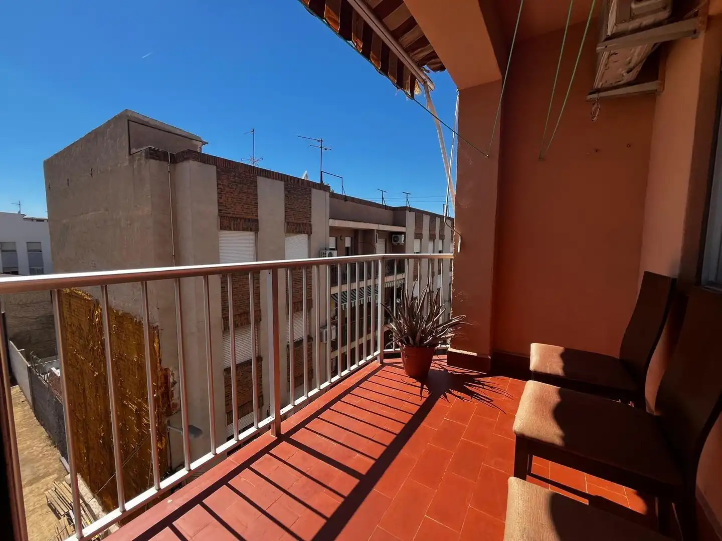 Balcony of Flat for sale in Murcia  with Air Conditioner, Terrace and Furnished