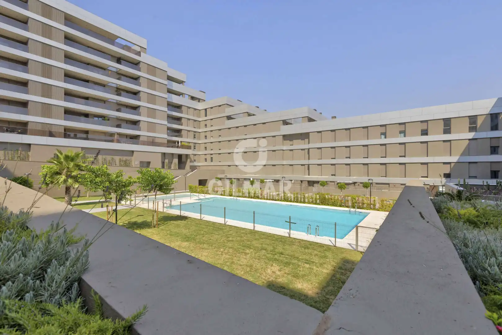 Swimming pool of Ground floor for sale in Tomares  with Heating, Private garden and Storage room