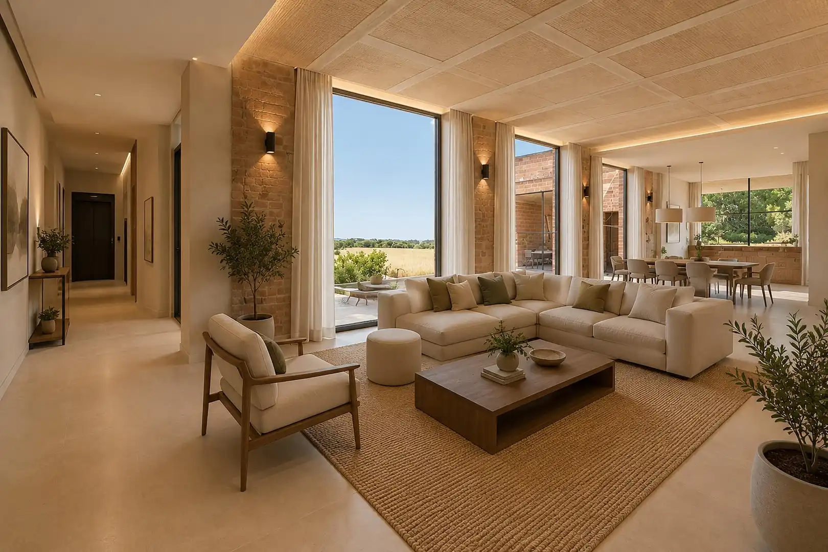 Sala d'estar de Casa o xalet en venda en Godella amb Traster i Piscina