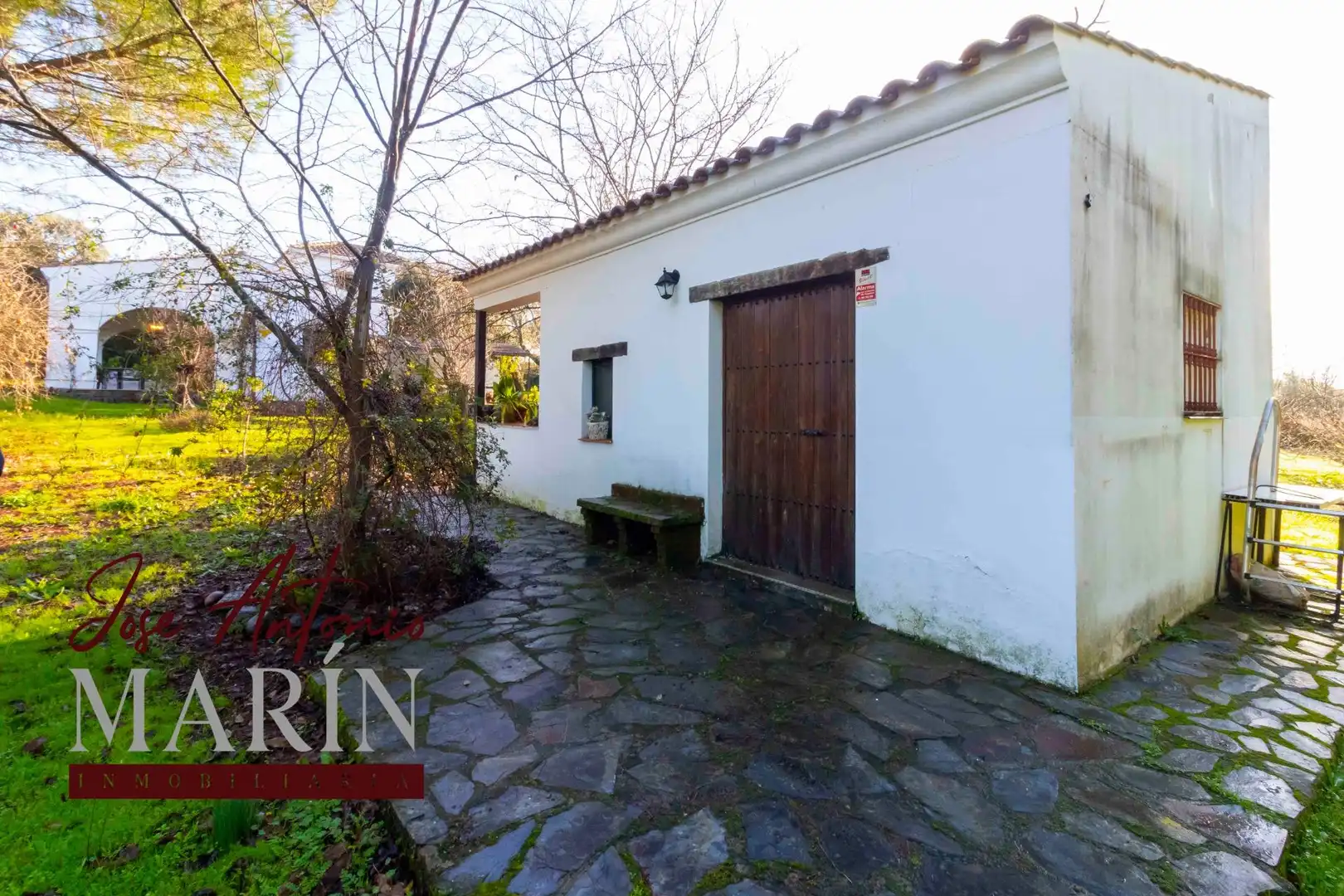 Garten von Country house zum Verkauf in Badajoz mit Privatgarten, Abstellraum und Schwimmbad