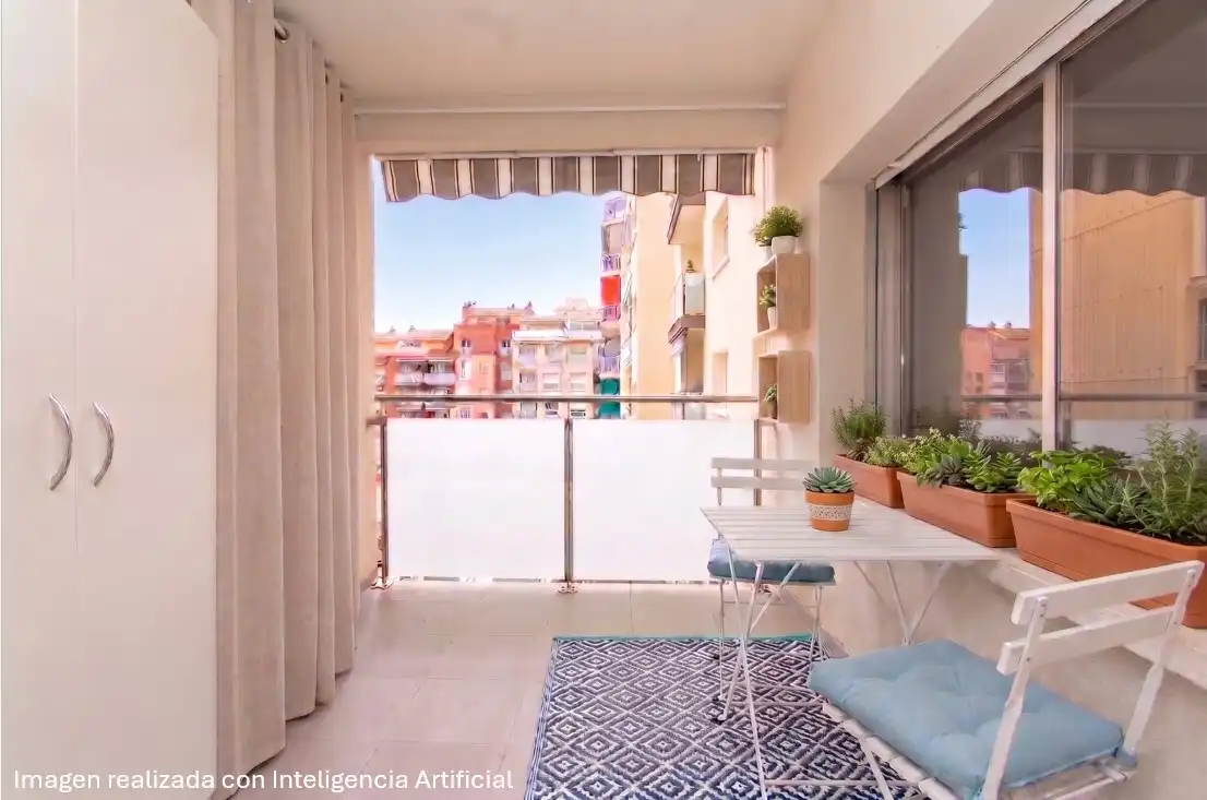 Terrasse von Wohnung zum Verkauf in Castelldefels mit Parkett, Ofen und Balkon