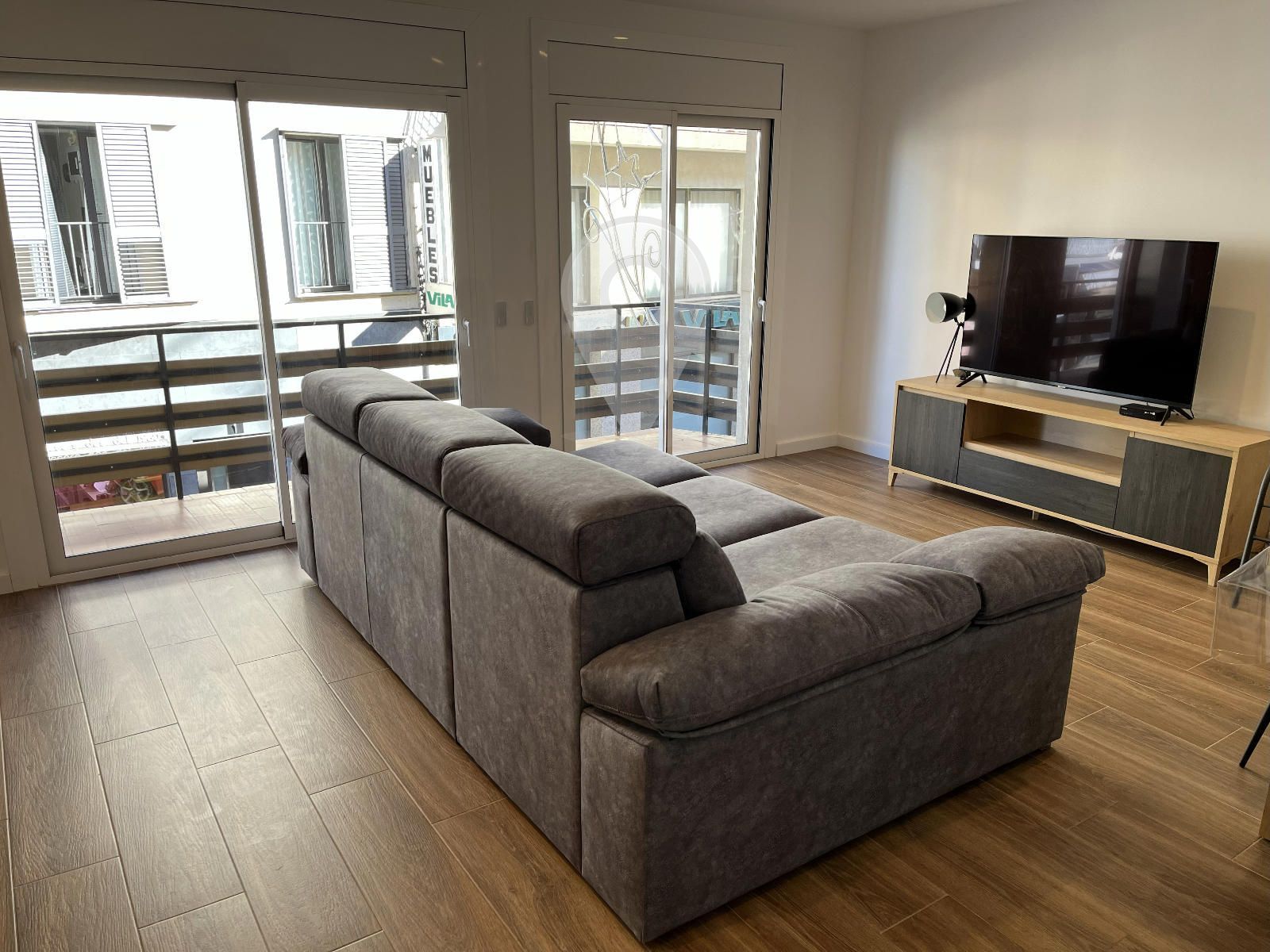 Living room of Flat for sale in Roses  with Air Conditioner, Heating and Parquet flooring