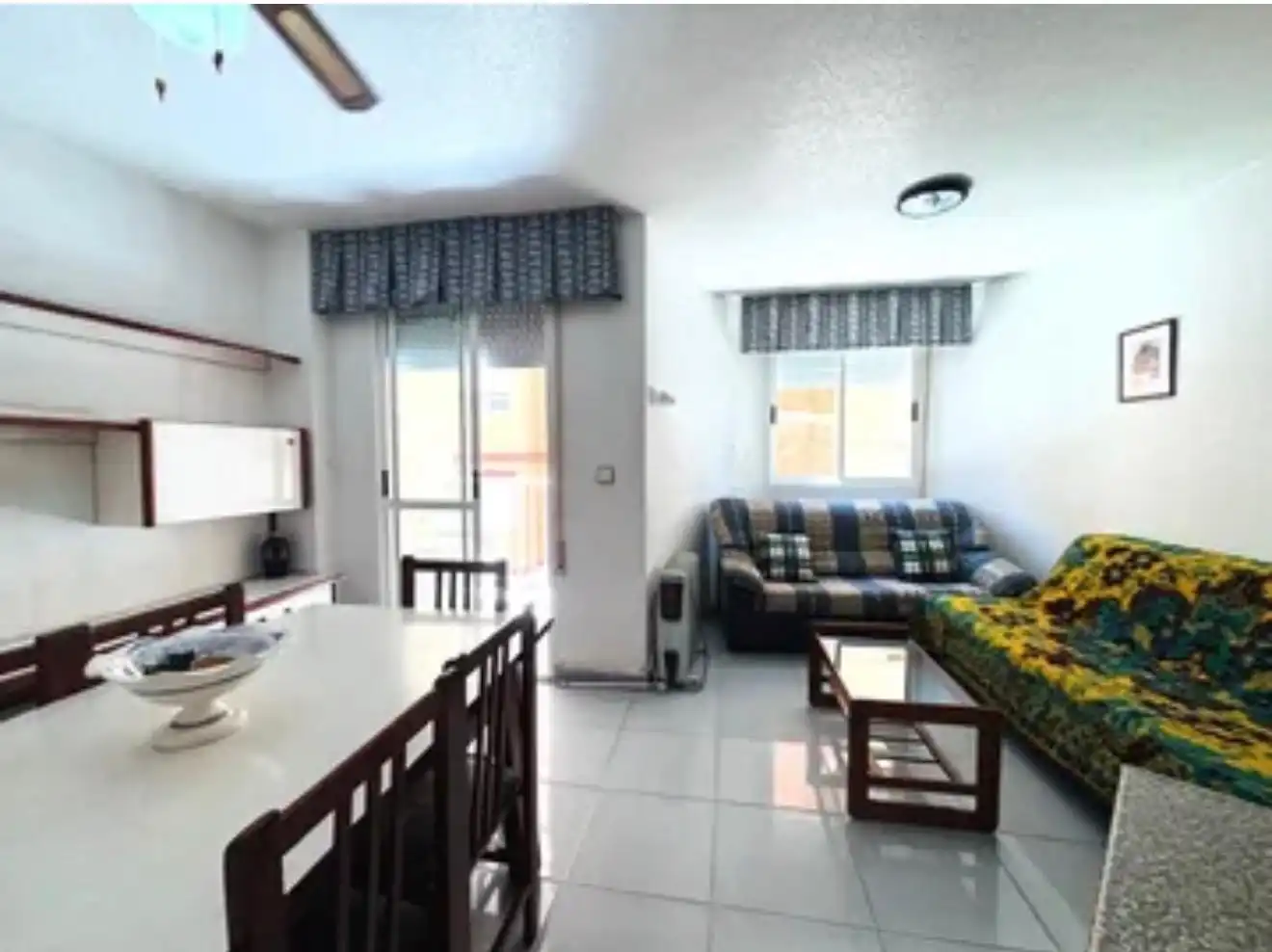Living room of Apartments for sale in Águilas  with Terrace, Furnished and Balcony