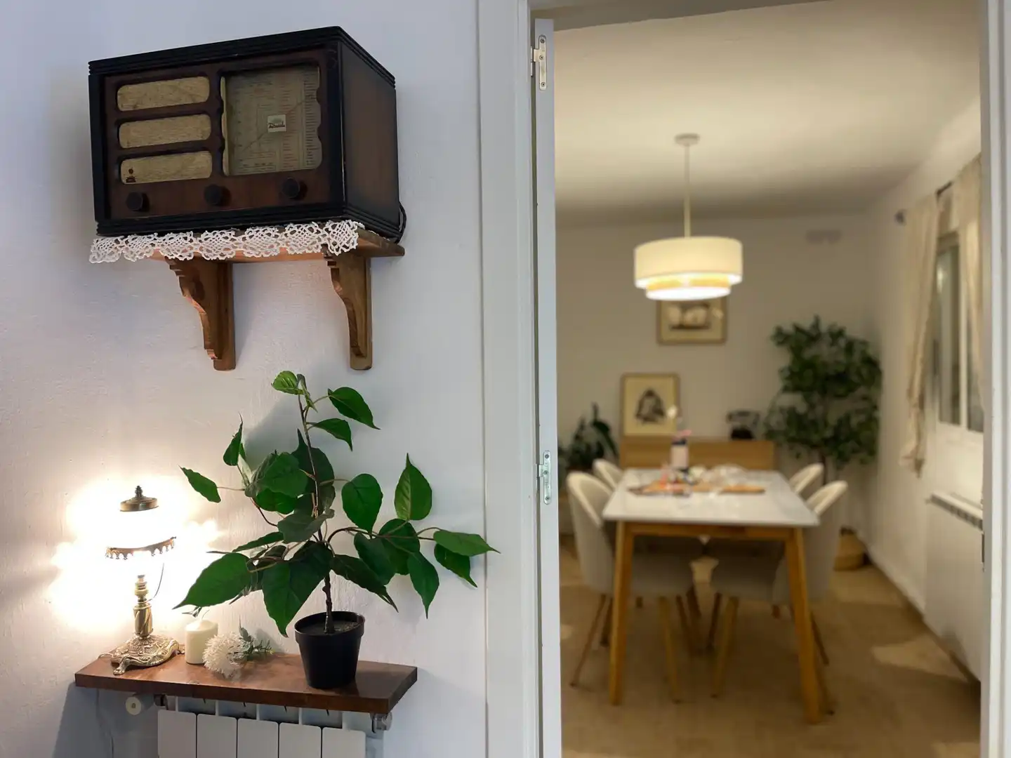 Esszimmer von Haus oder Chalet zur Miete in Requena mit Heizung und Terrasse