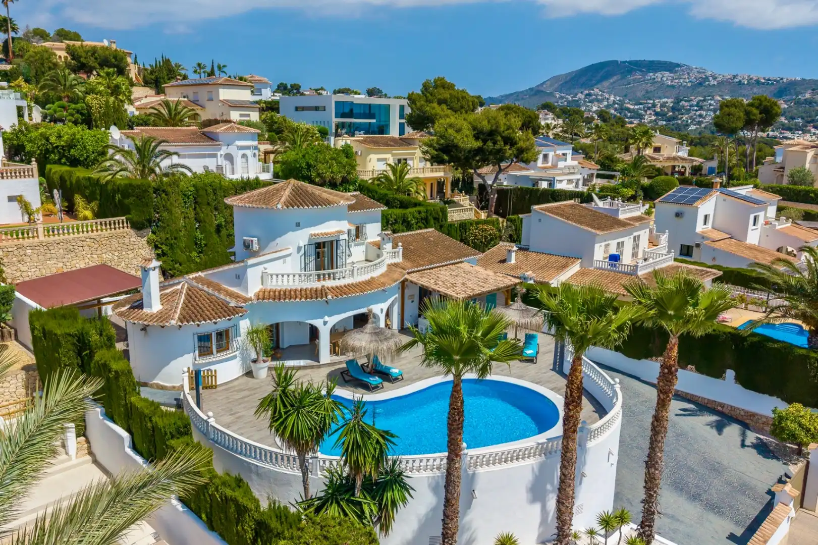 Außenansicht von Haus oder Chalet zum Verkauf in Moraira