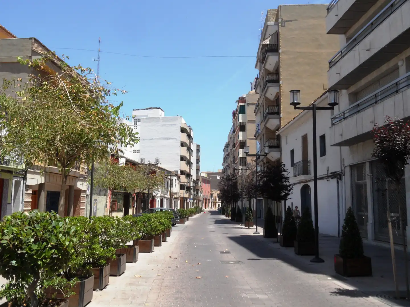 Vista exterior de Planta baja en venta en Alaquàs con Aire acondicionado, Calefacción y Terraza