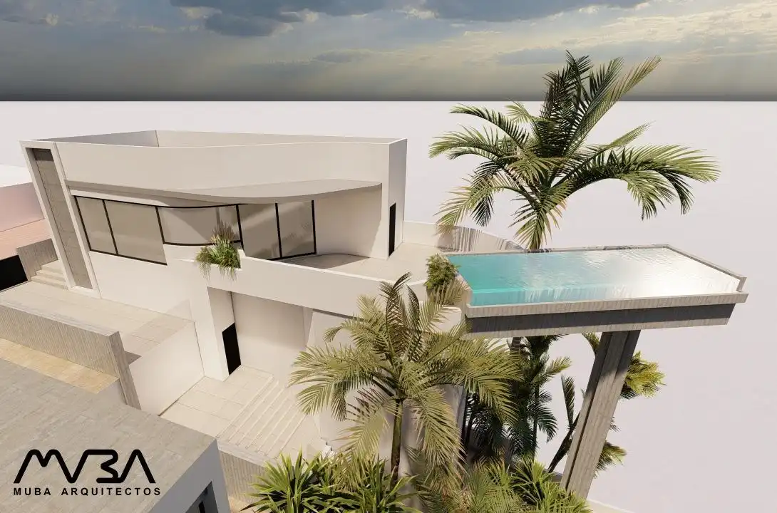 Vista exterior de Casa o chalet en venta en Mazarrón con Jardín privado, Terraza y Piscina