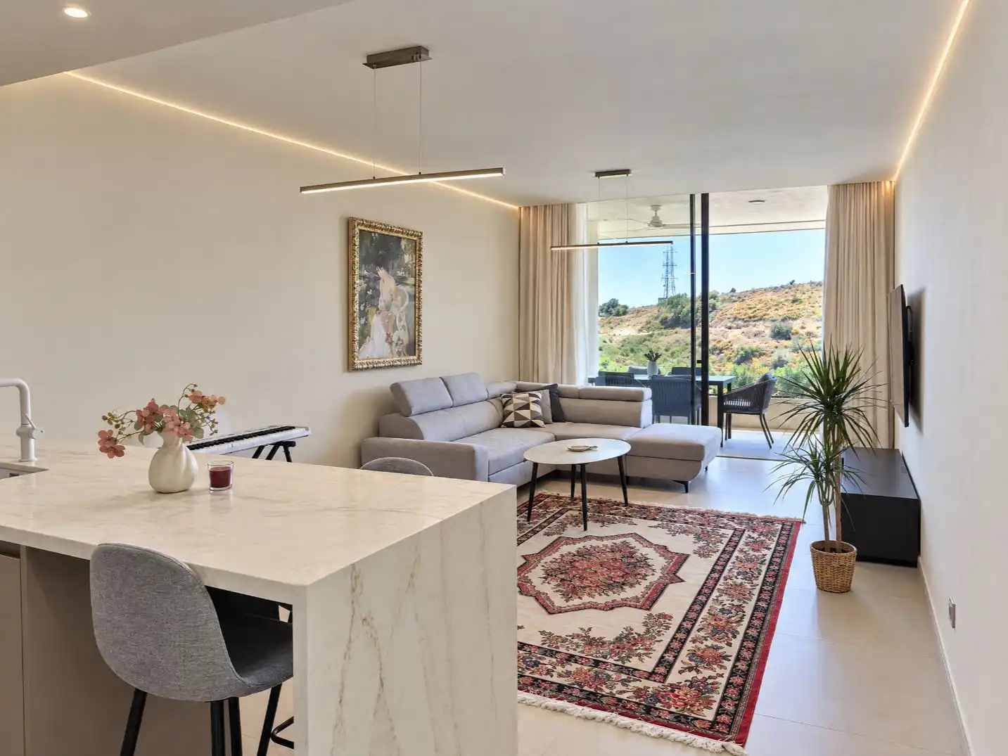 Living room of Flat for sale in Fuengirola  with Terrace