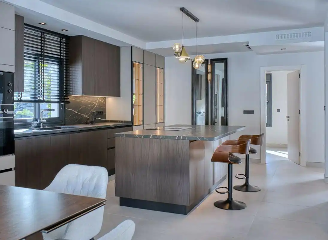 Cocina de Casa o chalet de alquiler en Marbella con Aire acondicionado, Jardín privado y Terraza