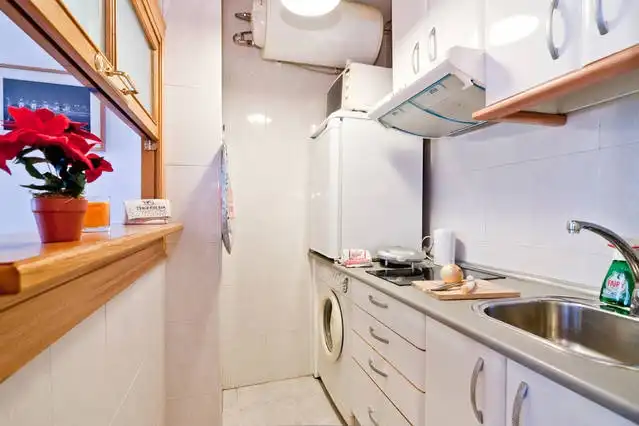 Kitchen of Study for rent in Madrid  with Heating and Terrace