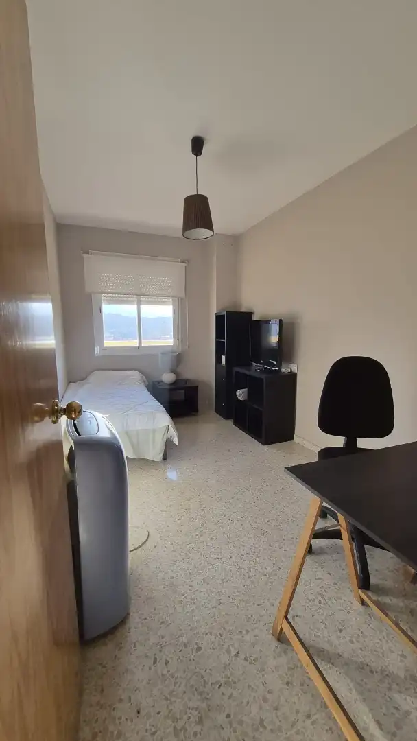 Bedroom of Flat for sale in Algeciras  with Air Conditioner, Terrace and Furnished