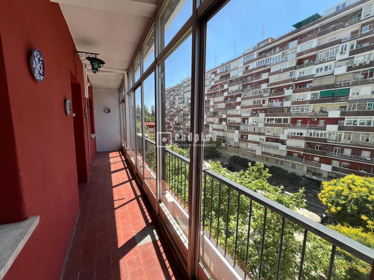 Exterior view of Flat for sale in  Madrid Capital  with Air Conditioner, Heating and Parquet flooring
