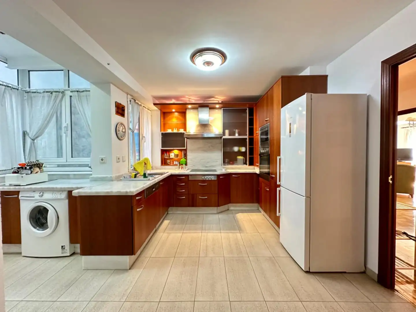 Cocina de Piso de alquiler en Ponferrada con Calefacción, Terraza y Amueblado