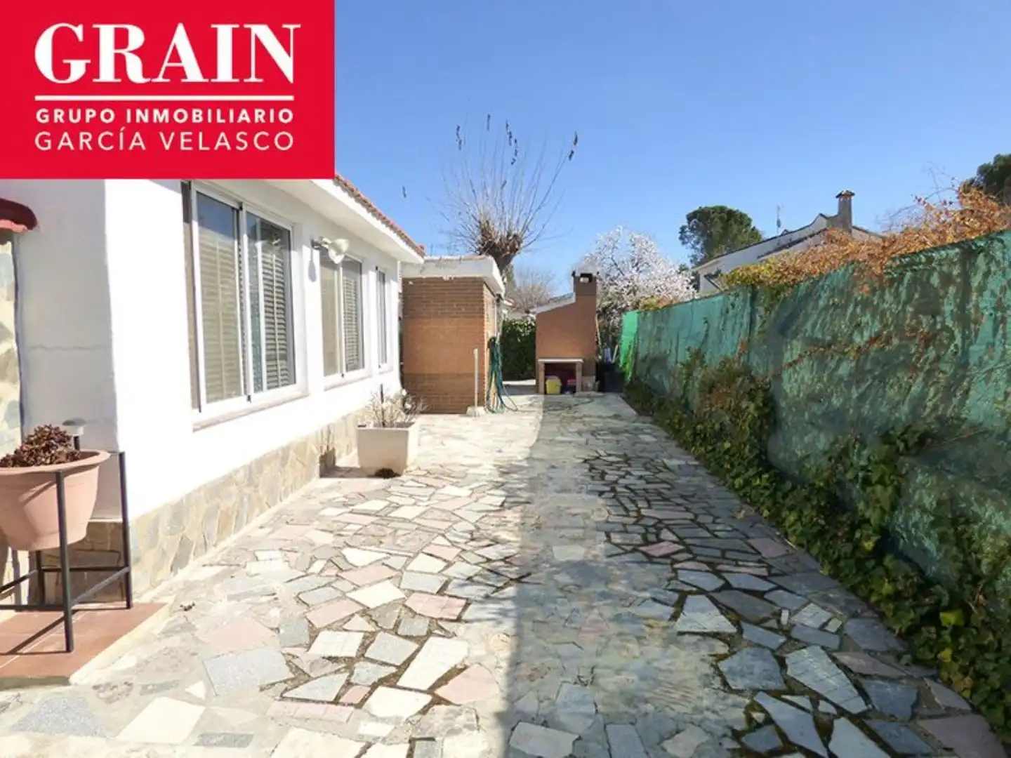 Vista exterior de Casa o chalet en venta en Albacete con Calefacción, Jardín privado y Piscina