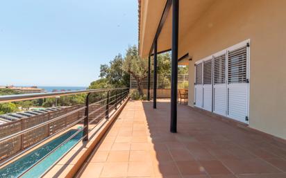 Terrace of House or chalet for sale in Sant Pol de Mar  with Terrace, Swimming Pool and Balcony