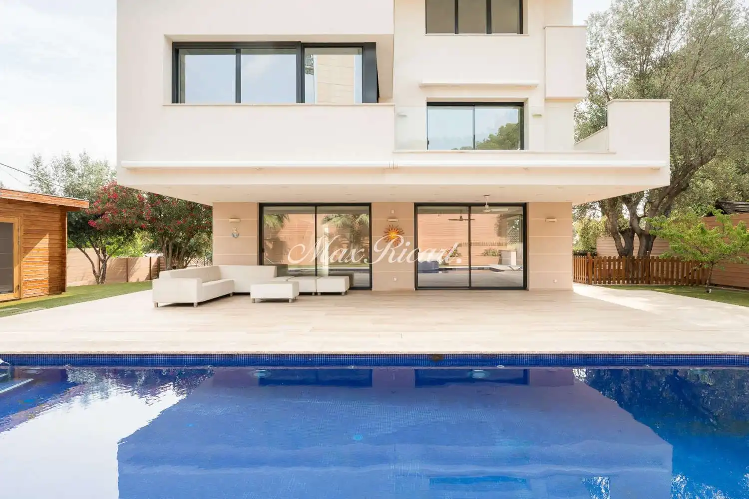 Vista exterior de Casa o chalet en venta en Barcelona con Aire acondicionado, Calefacción y Terraza