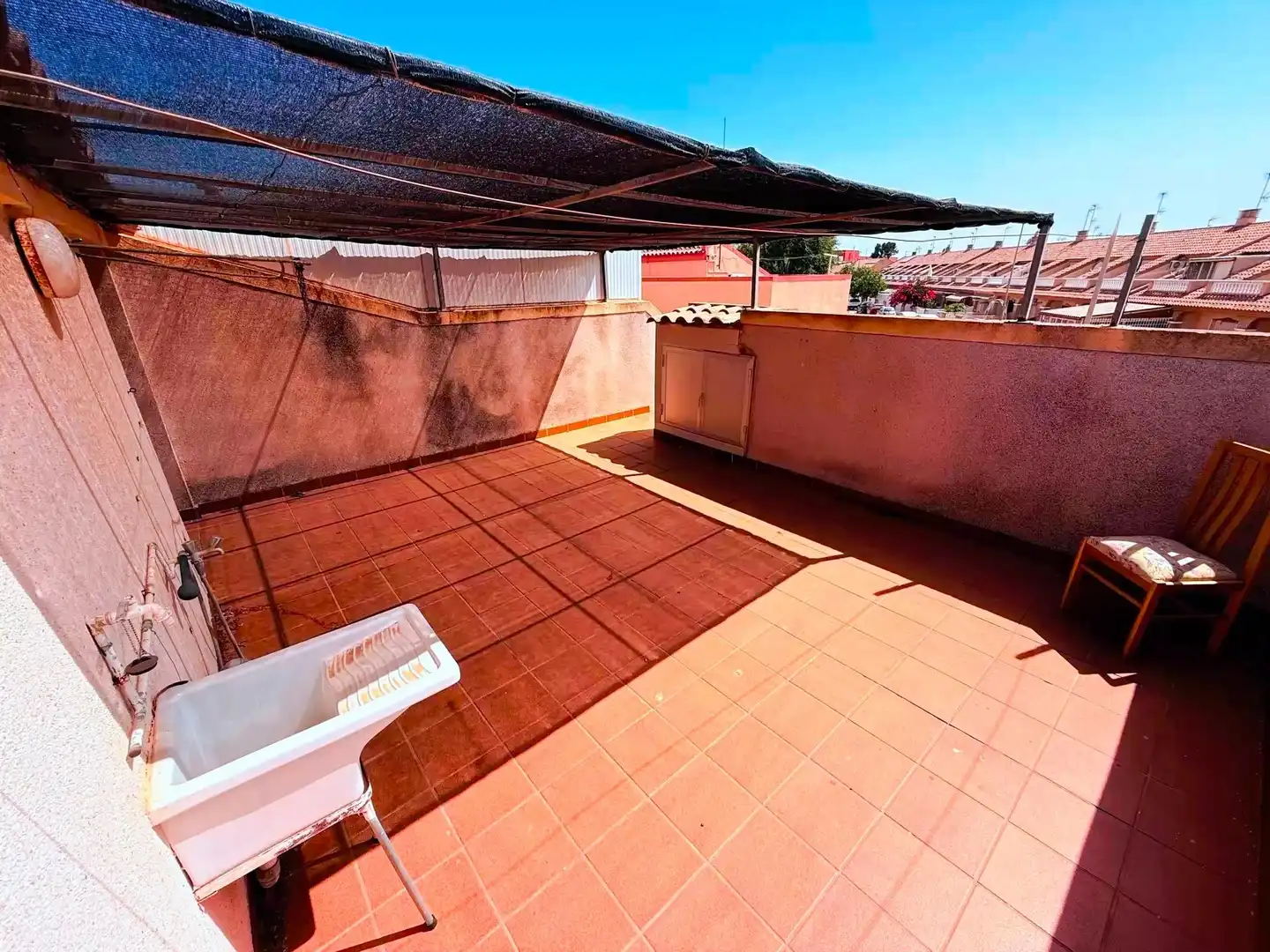 Terrassa de Casa adosada en venda en Los Alcázares amb Jardí privat, Terrassa i Traster