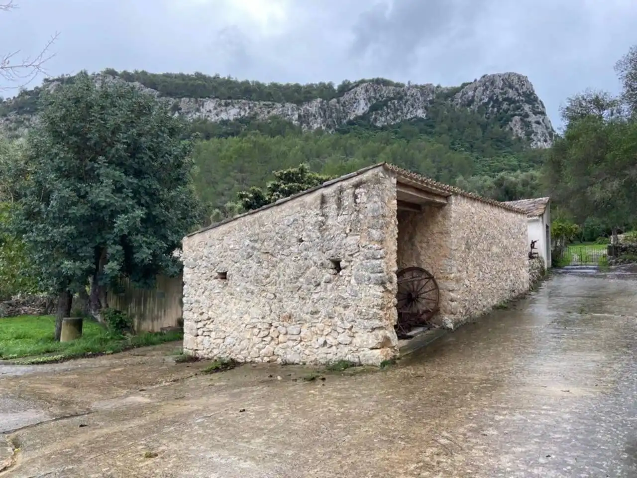 Außenansicht von Country house zur Miete in Pollença mit Klimaanlage, Heizung und Privatgarten