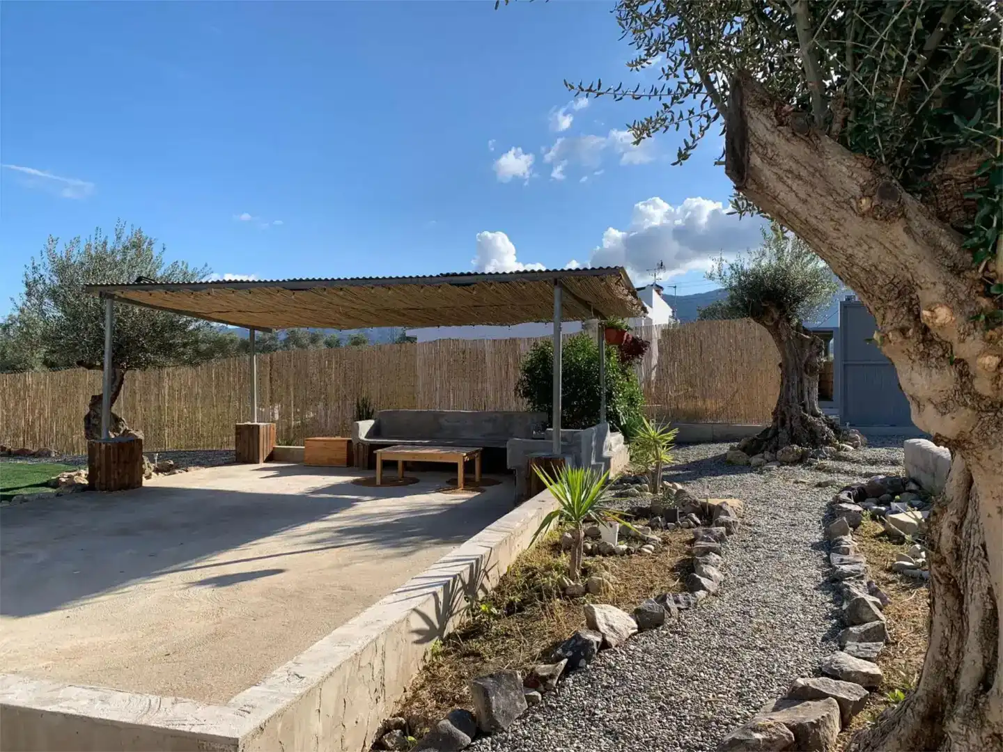 Terrasse von Country house zur Miete in Alhaurín El Grande mit Privatgarten, Schwimmbad und Möbliert