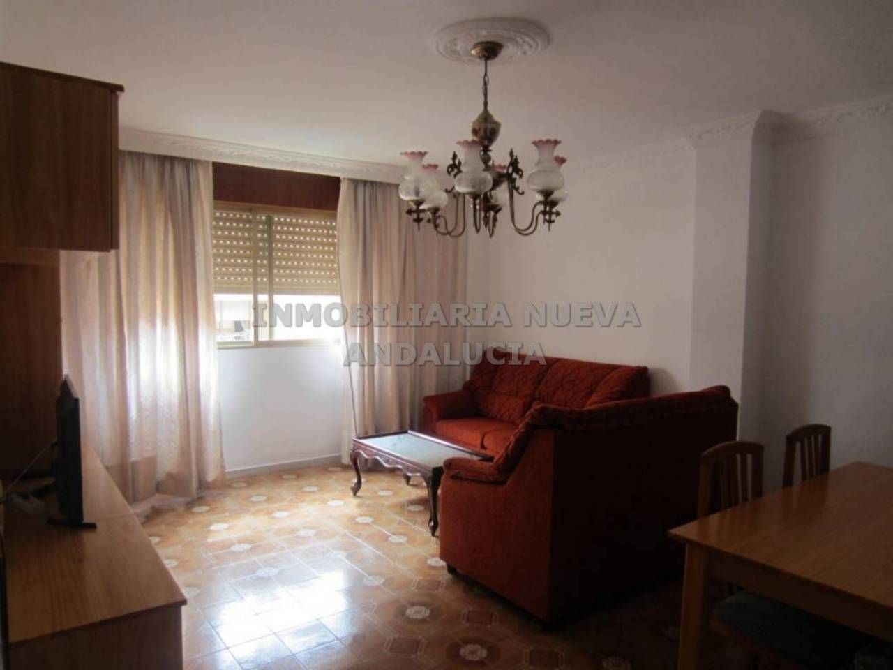 Sala d'estar de Pis de lloguer en  Almería Capital amb Terrassa i Moblat