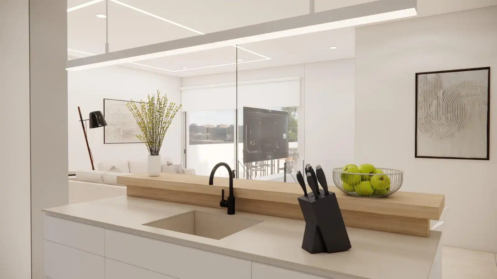 Neubau-Wohnung mit Pool zum Verkauf in Colònia Sant Jordi, imagen 9