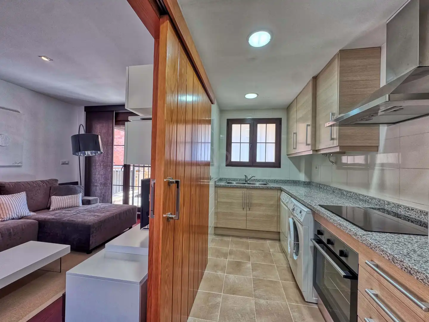 Cocina de Dúplex en venta en Alcalá de la Selva con Calefacción y Terraza