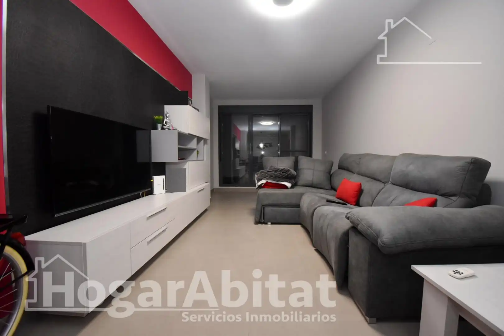 Sala de estar de Piso en venta en Almazora / Almassora con Aire acondicionado, Terraza y Trastero