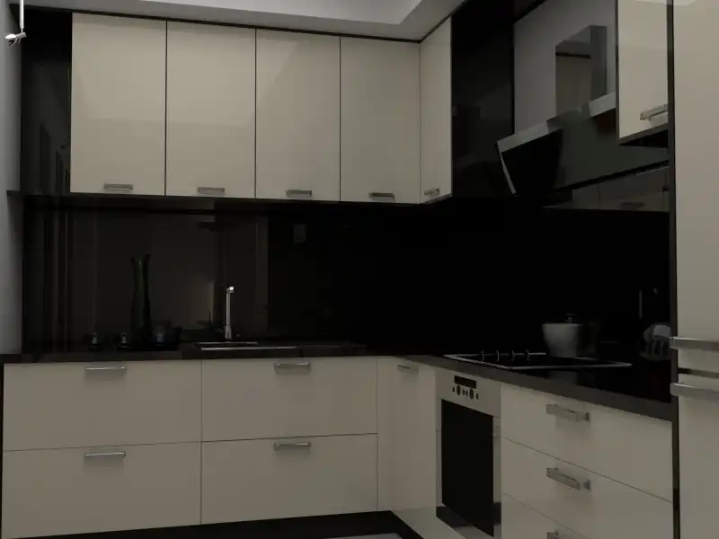 Kitchen of Flat for sale in Finestrat  with Air Conditioner, Private garden and Terrace