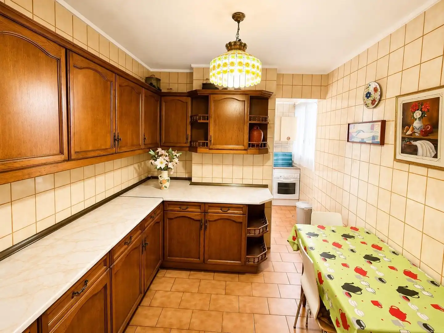 Kitchen of Flat for sale in Burlada / Burlata  with Heating
