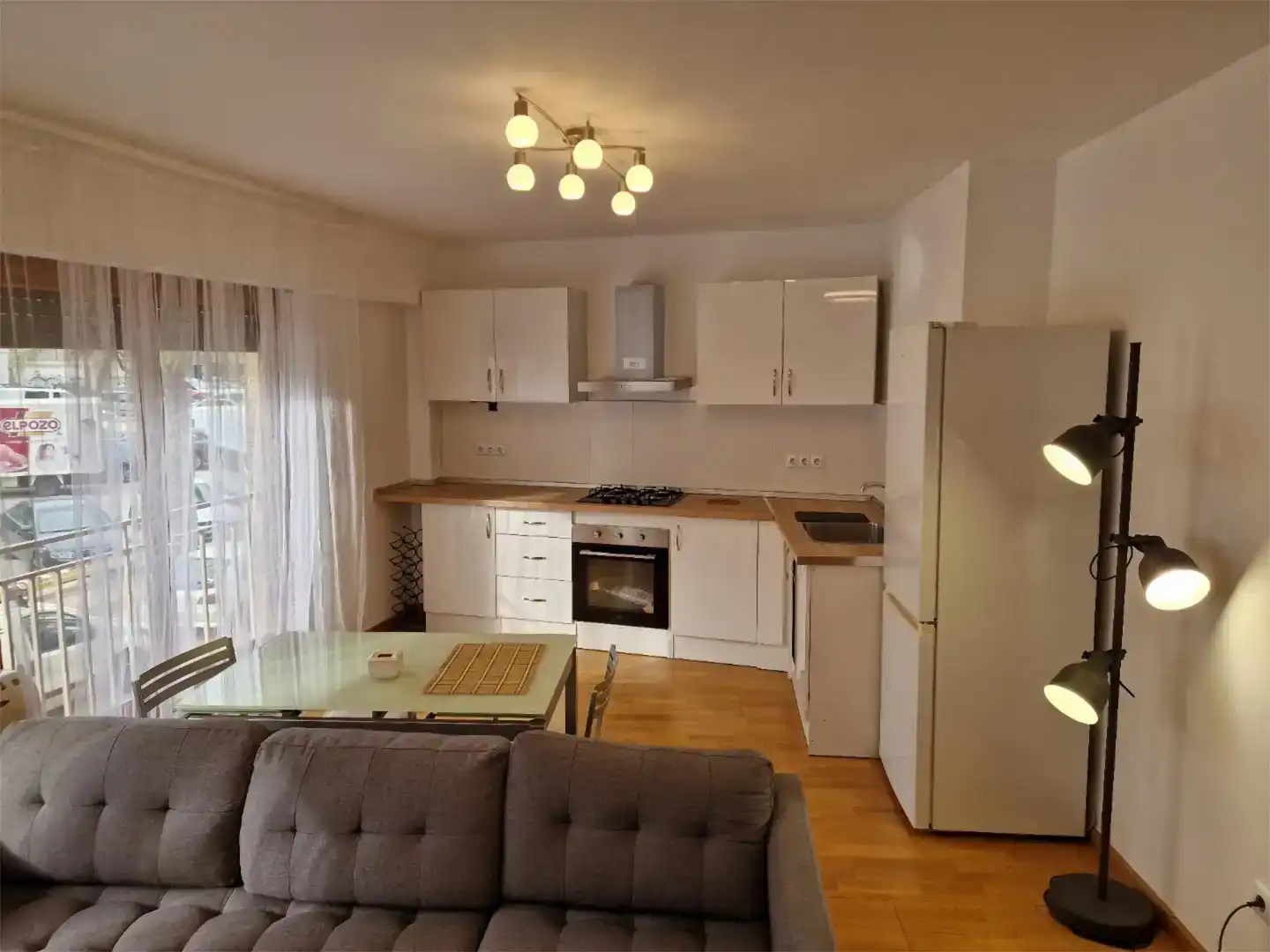 Kitchen of Flat for rent in Elche / Elx  with Air Conditioner, Parquet flooring and Furnished