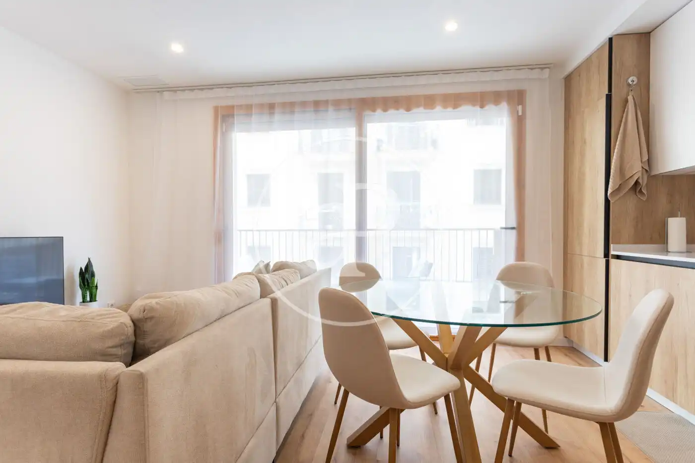 Sala d'estar de Pis de lloguer en Barcelona amb Aire condicionat, Calefacció i Terrassa