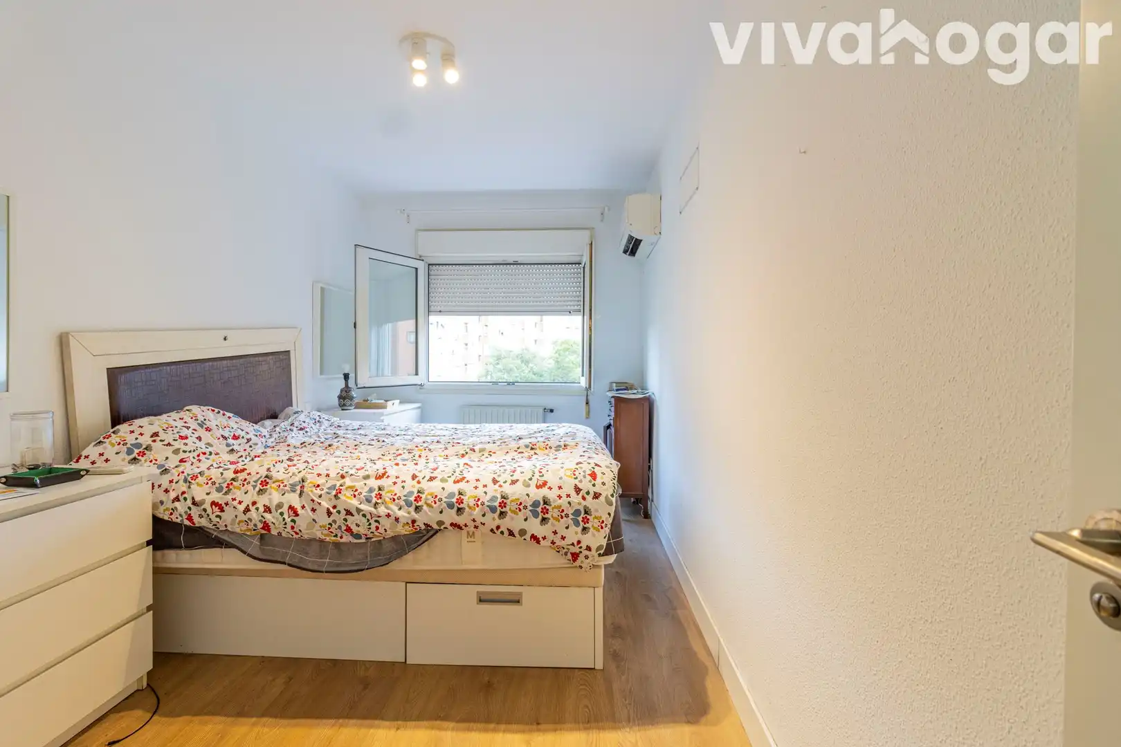Bedroom of Flat for sale in Madrid  with Balcony
