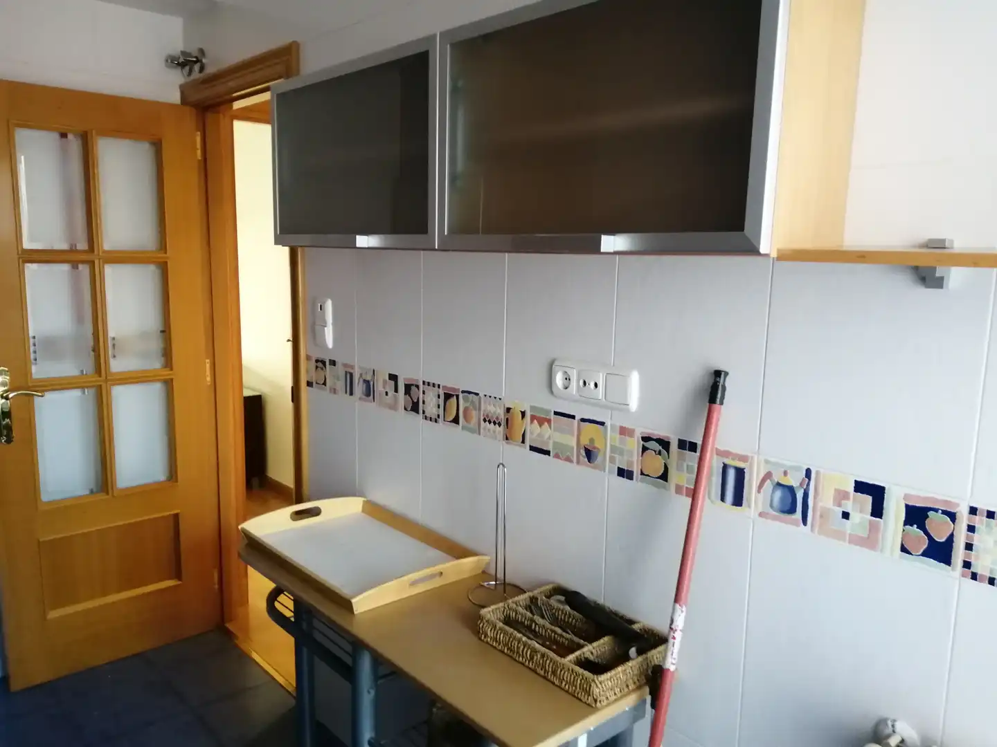 Kitchen of Flat for rent in Zaragoza  with Air Conditioner, Heating and Parquet flooring
