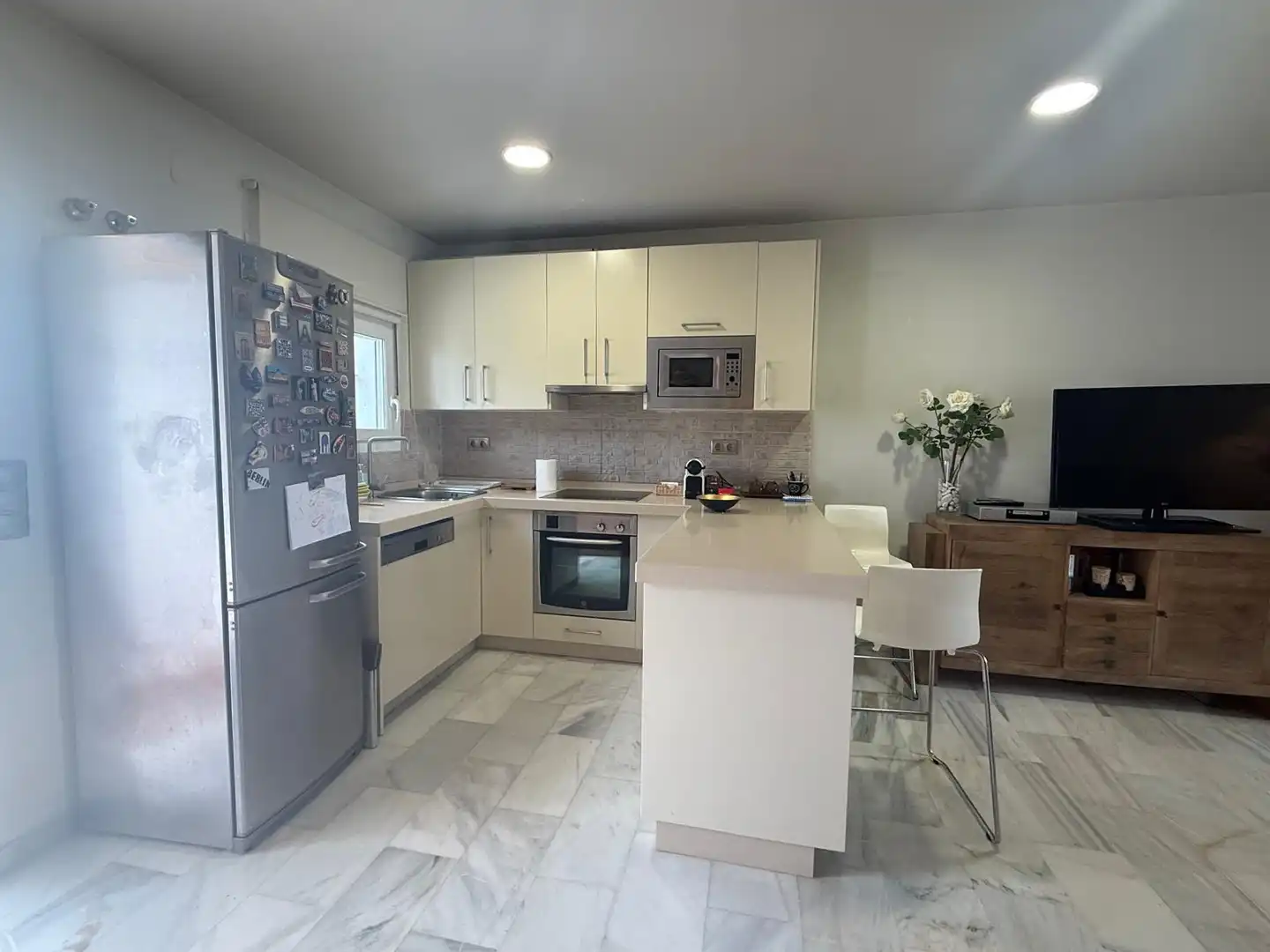 Küche von Wohnung zum Verkauf in Mijas mit Terrasse, Abstellraum und Möbliert