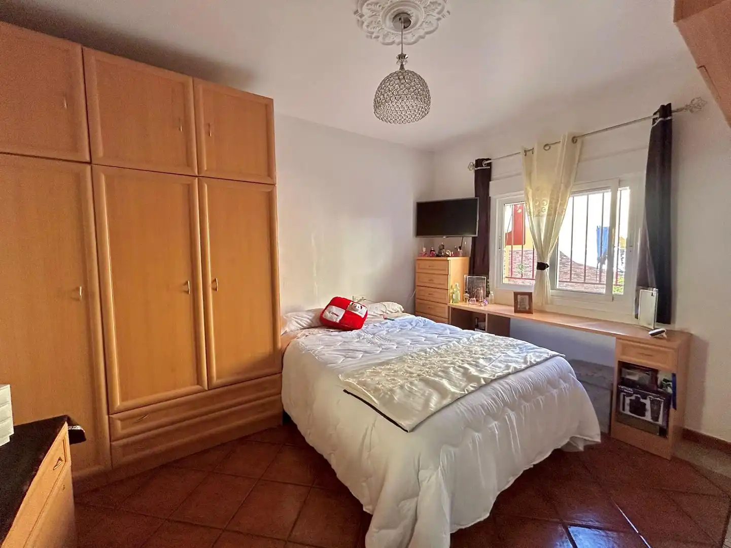Dormitori de Casa adosada en venda en Vera amb Aire condicionat i Terrassa