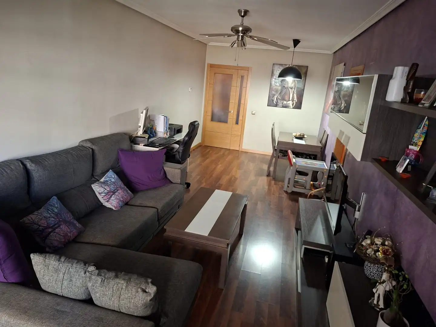Wohnzimmer von Wohnung zum Verkauf in Torrejón de la Calzada mit Heizung, Terrasse und Abstellraum