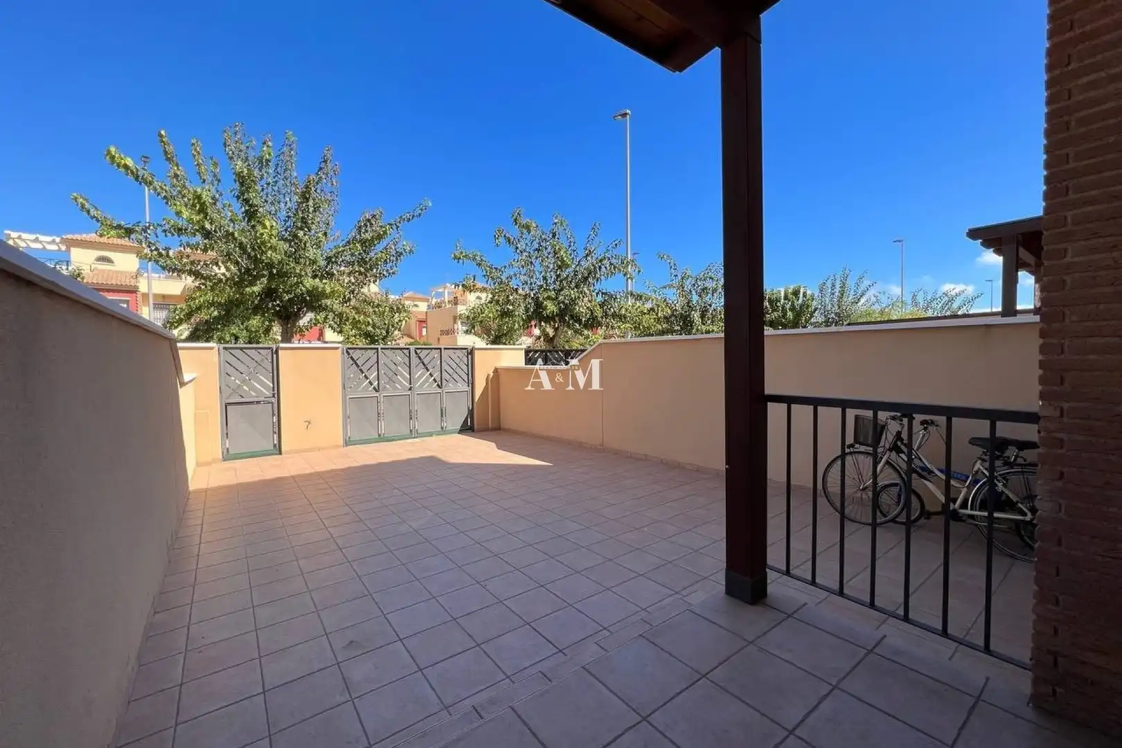 Terraza de Casa o chalet de alquiler en Pilar de la Horadada con Aire acondicionado, Calefacción y Jardín privado