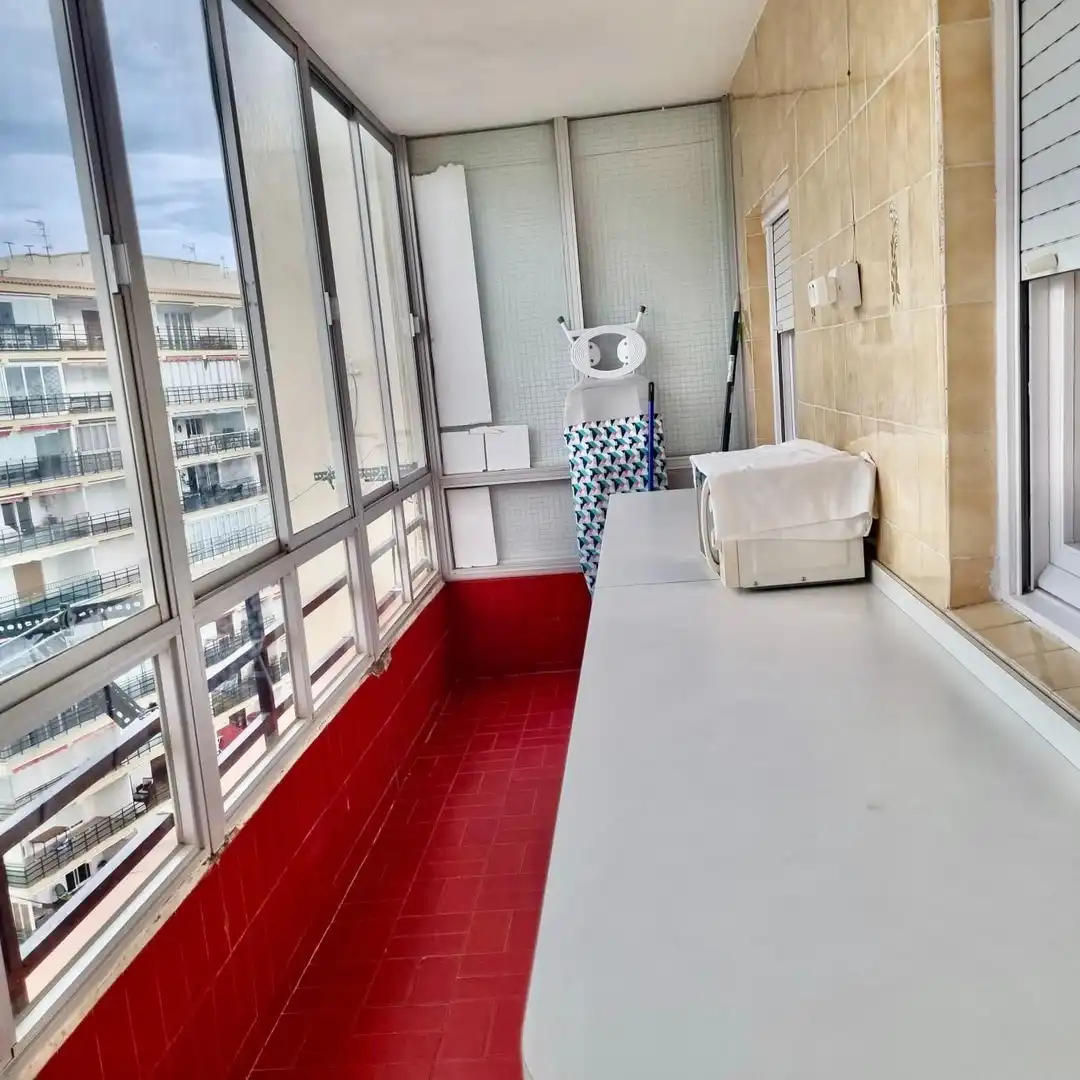Terraza de Apartamento de alquiler en Benicasim / Benicàssim con Calefacción, Jardín privado y Terraza