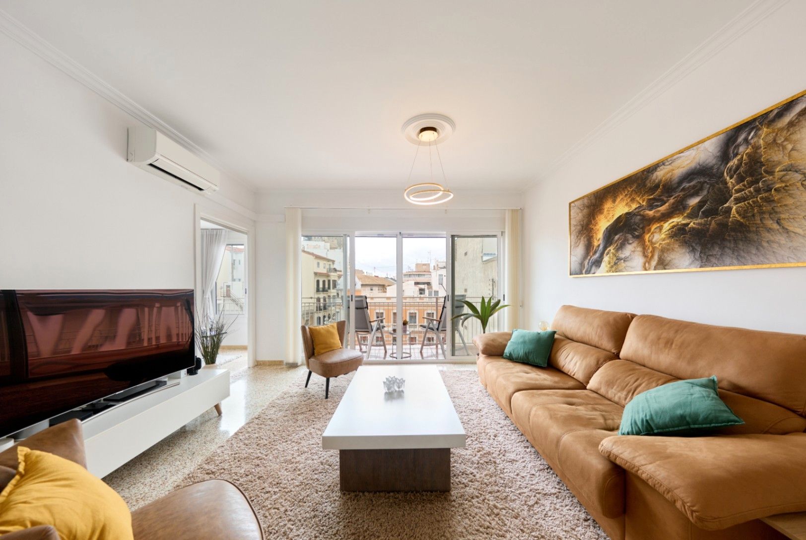 Living room of Apartment for sale in Alicante / Alacant  with Air Conditioner, Heating and Terrace