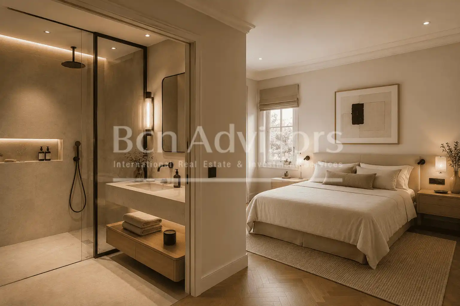 Bedroom of Flat for rent in Barcelona  with Air Conditioner, Heating and Terrace
