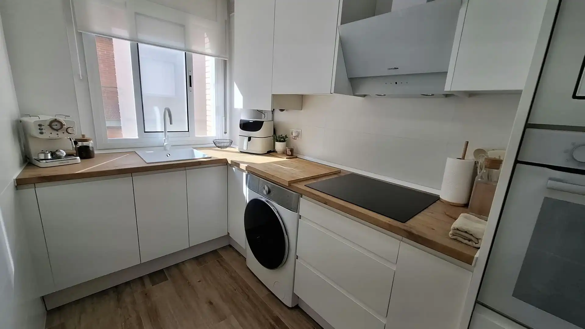 Kitchen of Flat for sale in Vallirana  with Air Conditioner, Heating and Terrace