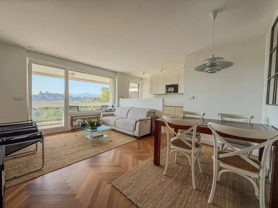Living room of Flat for rent in Donostia - San Sebastián   with Heating, Private garden and Terrace