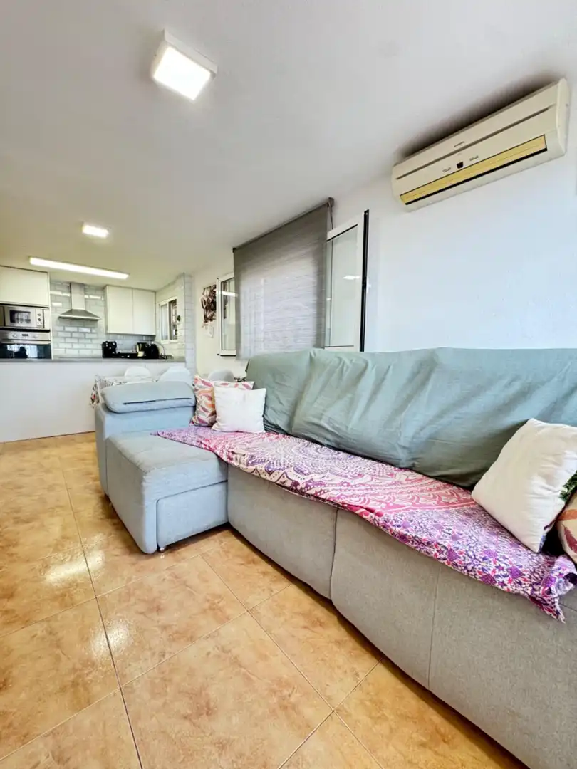Sala de estar de Casa o chalet en venta en Santa Pola con Aire acondicionado, Jardín privado y Terraza