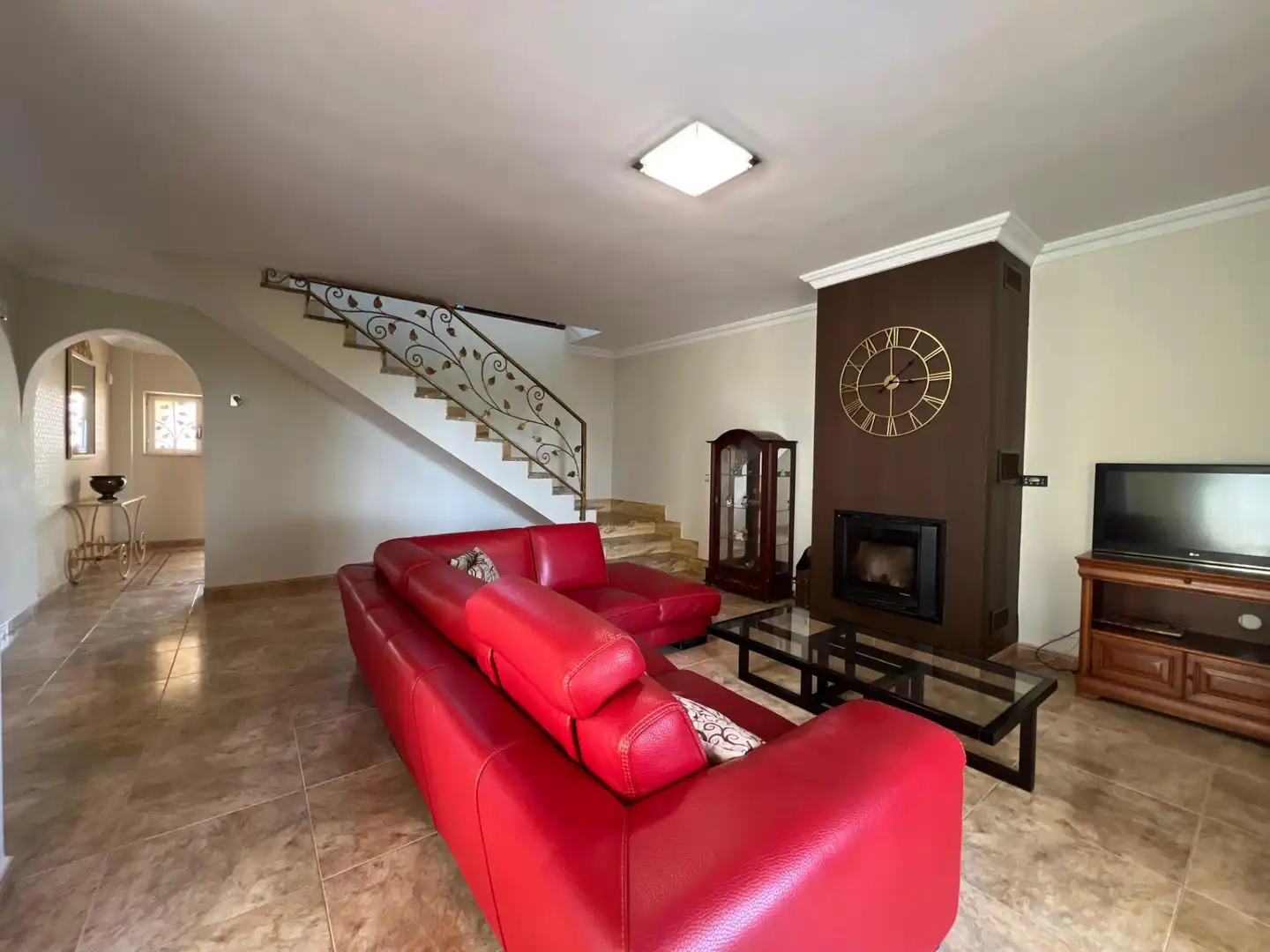 Sala de estar de Casa o chalet en venta en Benidorm con Aire acondicionado, Jardín privado y Piscina