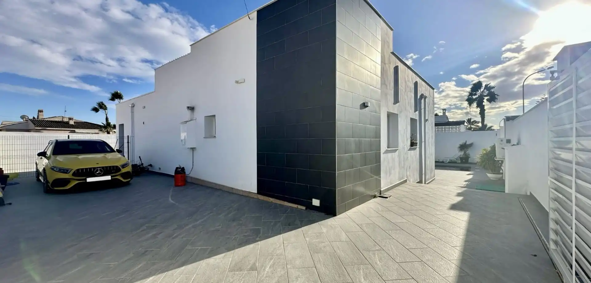 Vista exterior de Casa o chalet en venta en Rojales con Aire acondicionado, Jardín privado y Terraza